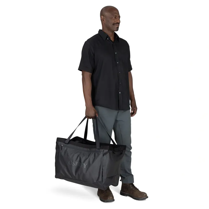 Osprey Transporter Gear Tote 60L in Raven Black-2