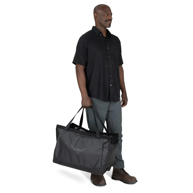 Osprey Transporter Gear Tote 60L in Raven Black-3