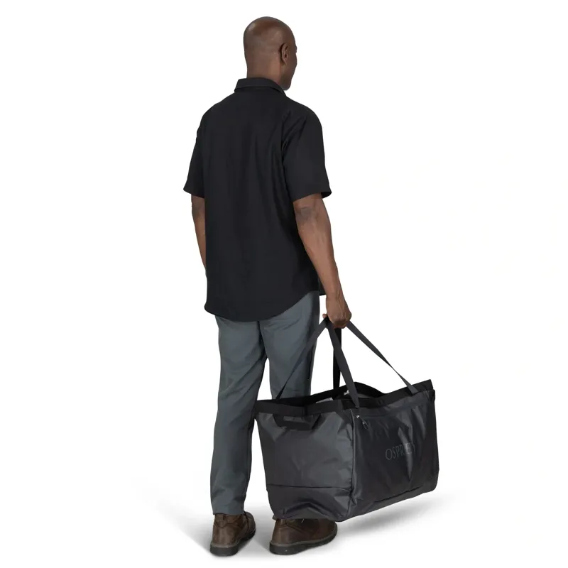 Osprey Transporter Gear Tote 60L in Raven Black-4