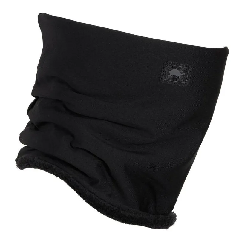 Turtle Fur Comfort Shell Plush Lined Neckula in Black