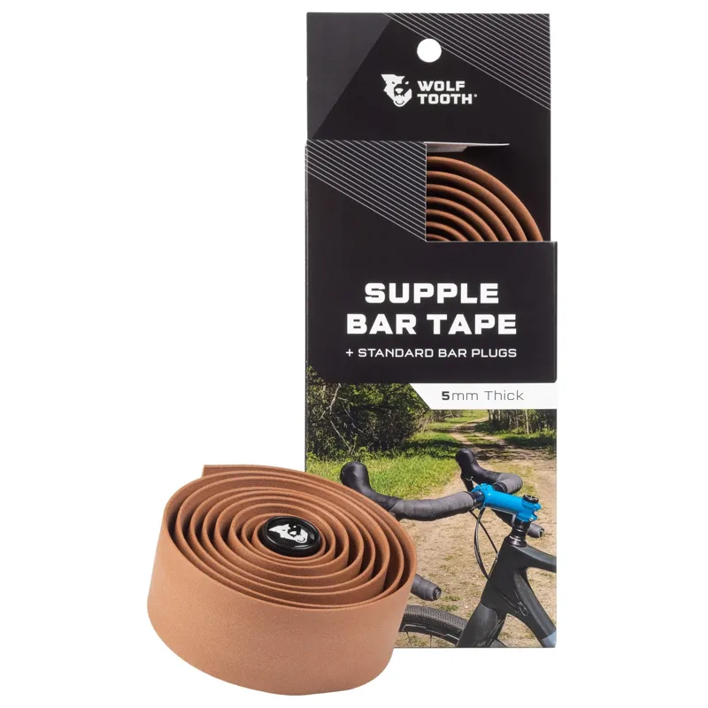 Wolf Tooth Supple Bar Tape in Brown-1