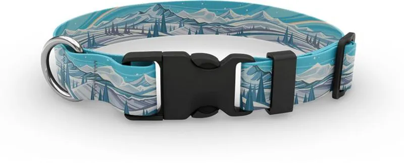 Wingo Coosa Dog Collar in Alpine Snow