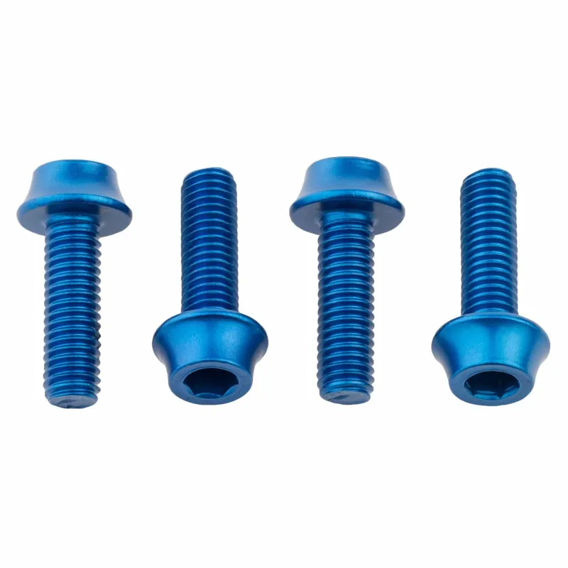 Wolf Tooth Water Bottle Cage Bolts in Blue