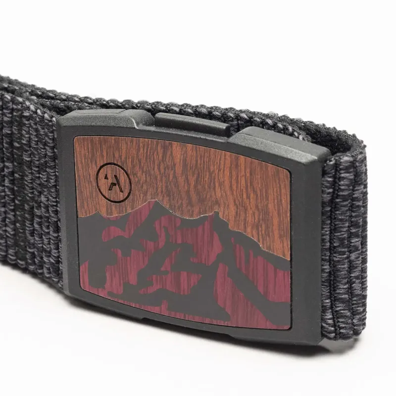 Arcade Woody Belt in Heather Limo-3