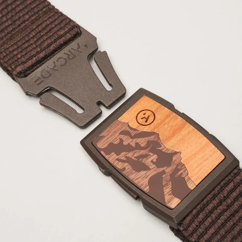 Arcade Woody Belt in Heather Walnut-1