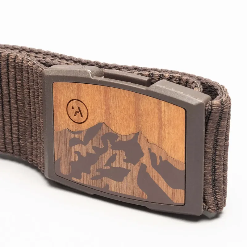 Arcade Woody Belt in Heather Walnut-2