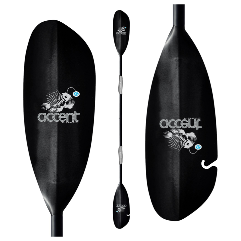 Accent Master Angler 2-Piece Kayak Fishing Paddle-1