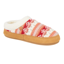 Acorn Women's Fairisle Knit Clog Slipper in Spice Coral