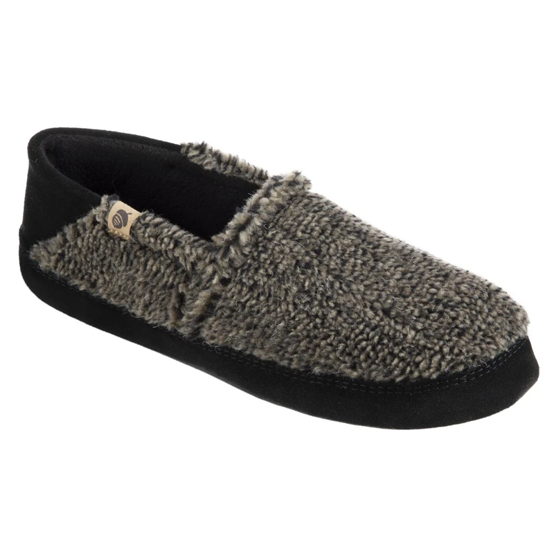 Acorn Moc Collapsible Heel Slipper in Earth Tex