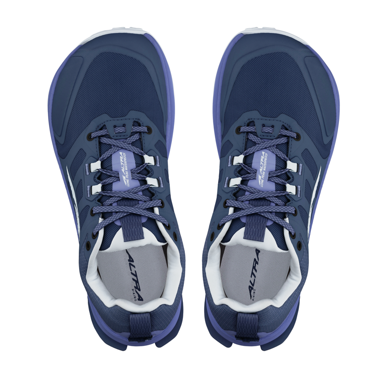 Altra Women's Lone Peak 9 Waterproof Low in Dark Blue-2