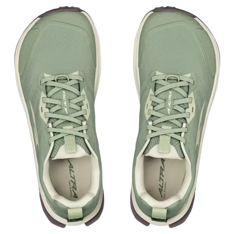 Altra Women's Lone Peak 9 Trail Running Shoe in Green-3