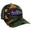 Arcadian Shop ARC Patch Trucker Cap in Camo/Black