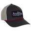 Arcadian Shop Arc Patch Trucker Cap in Light Charcoal/Aluminum Berry