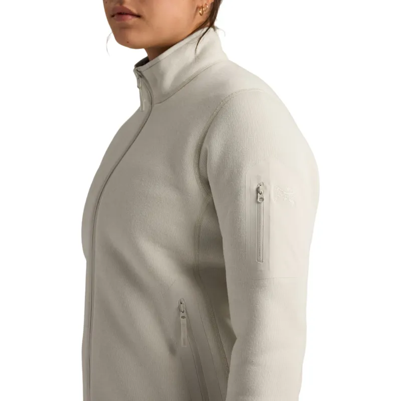 Arc'teryx Women's Covert Cardigan in Arc Silk Heather/Salt-6