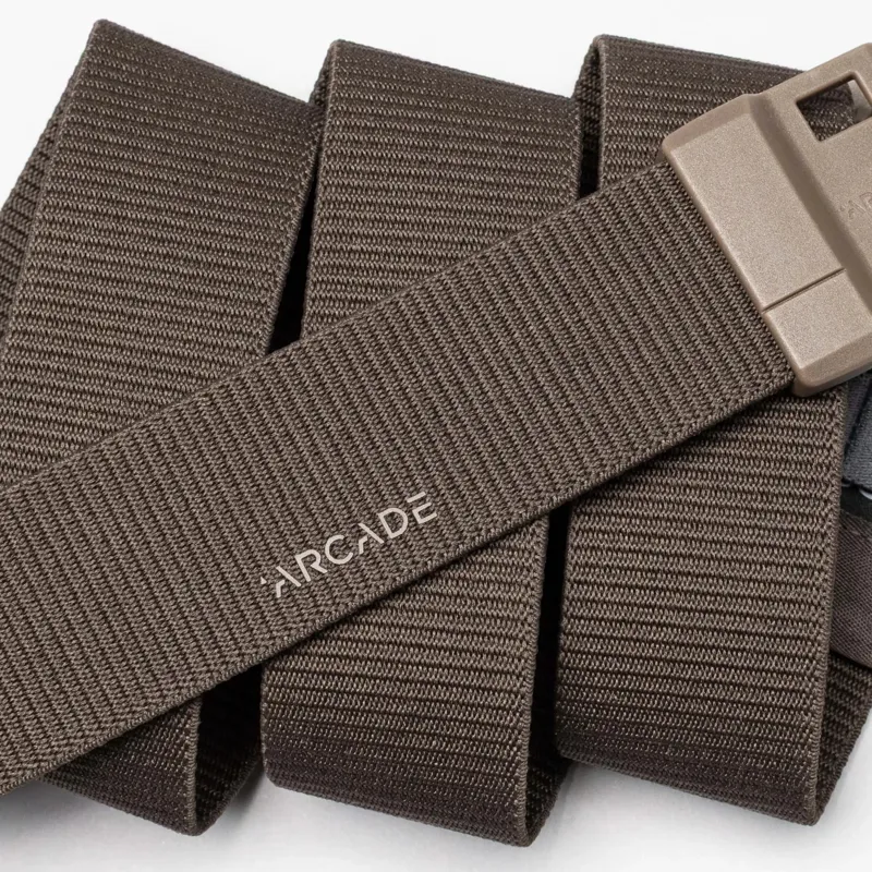 Arcade Aero Mag Stretch Belt in Medium Brown-1
