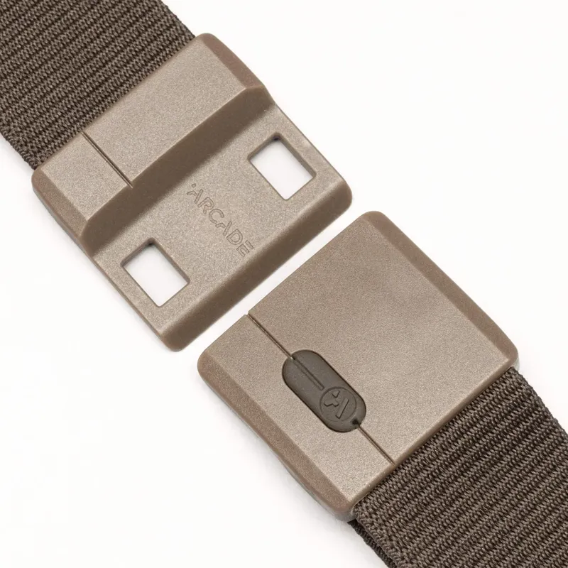 Arcade Aero Mag Stretch Belt in Medium Brown-2