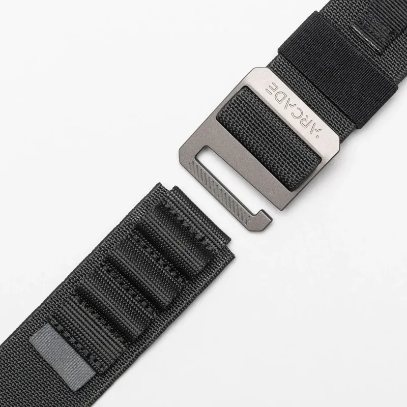 Arcade Hardware Alu Belt in Black-2