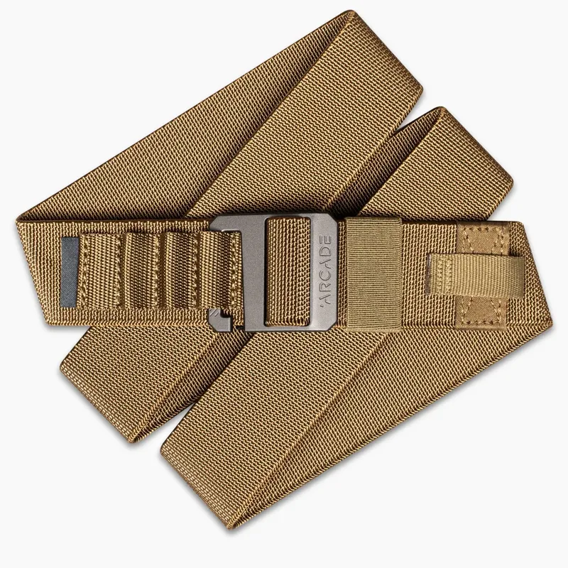Arcade Hardware Alu Belt in Coyote-1