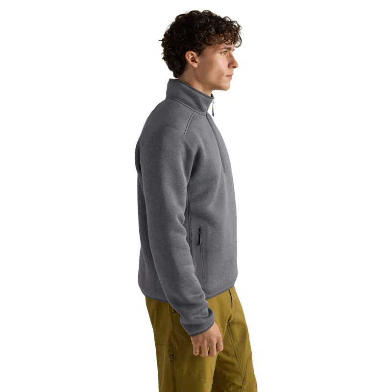 Arc'teryx Covert 1/2 Zip Fleece Pullover in Void Heather-1