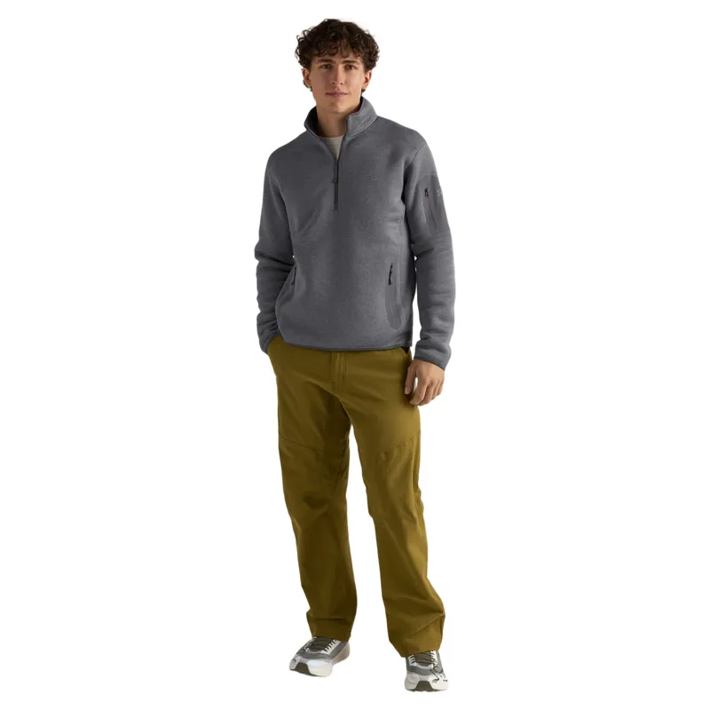Arc'teryx Covert 1/2 Zip Fleece Pullover in Void Heather-4