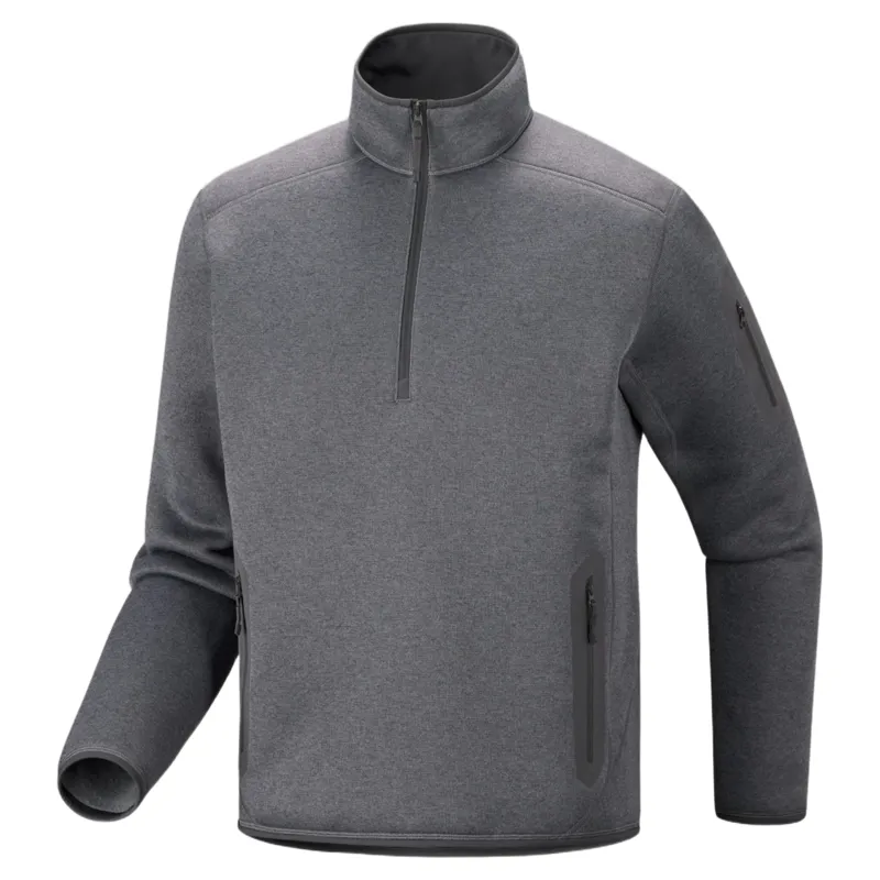 Arc'teryx Covert 1/2 Zip Fleece Pullover in Void Heather-7