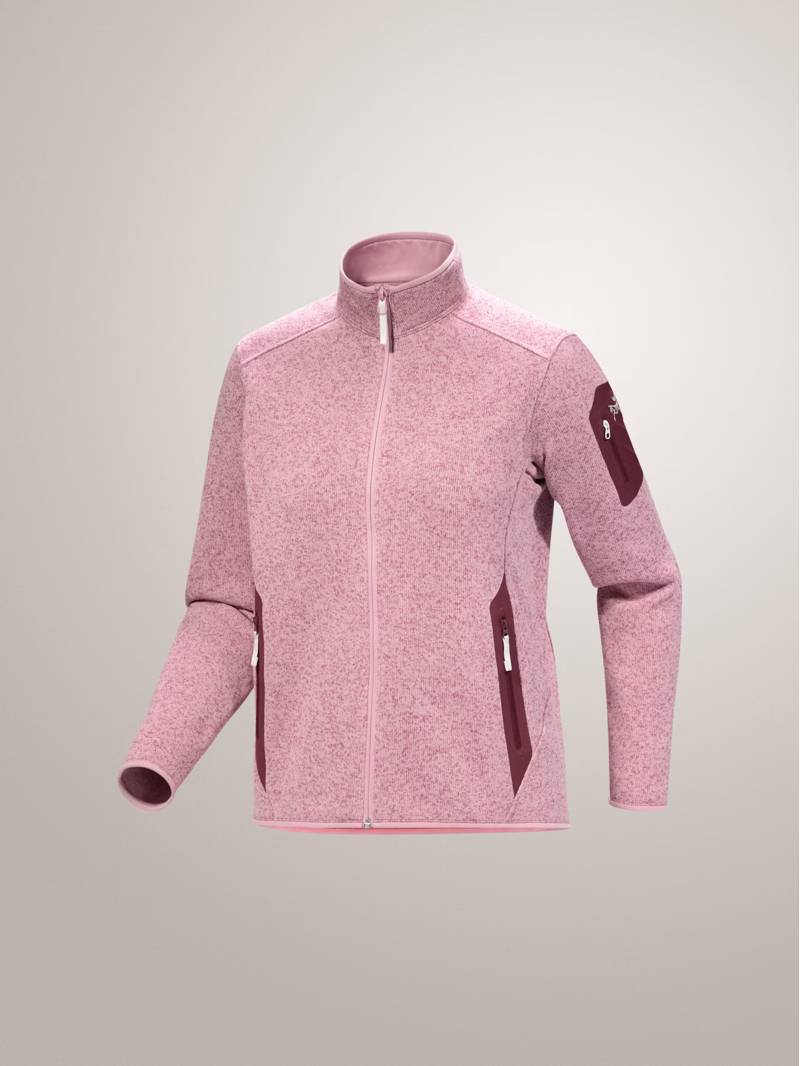 Arcteryx Women's Covert Cardigan in Bliss Heather/Mars