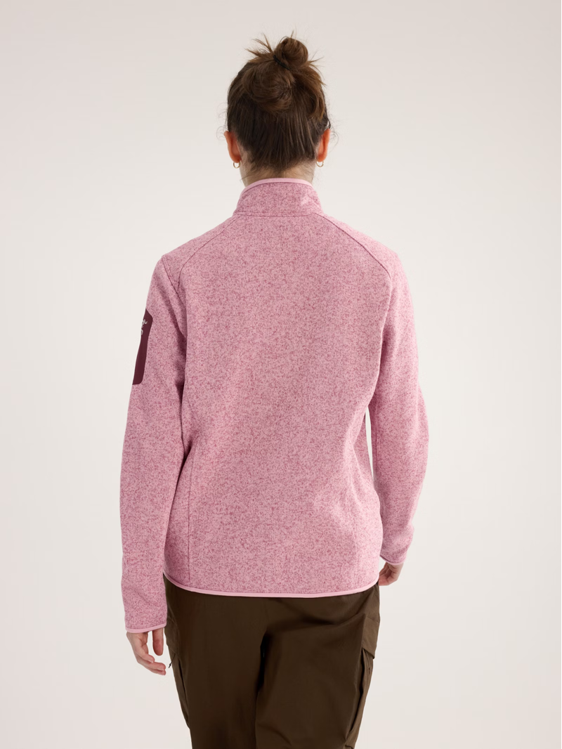 Arcteryx Women's Covert Cardigan in Bliss Heather/Mars-2