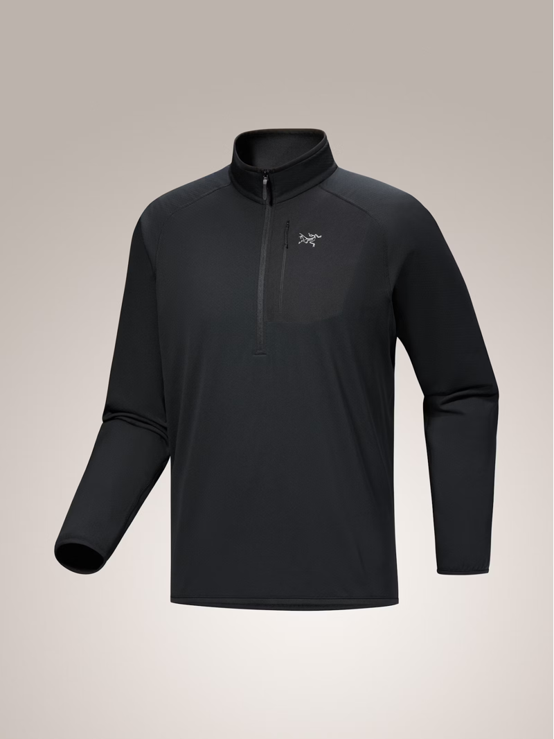 Arcteryx Delta 1/2 Zip in Black-1