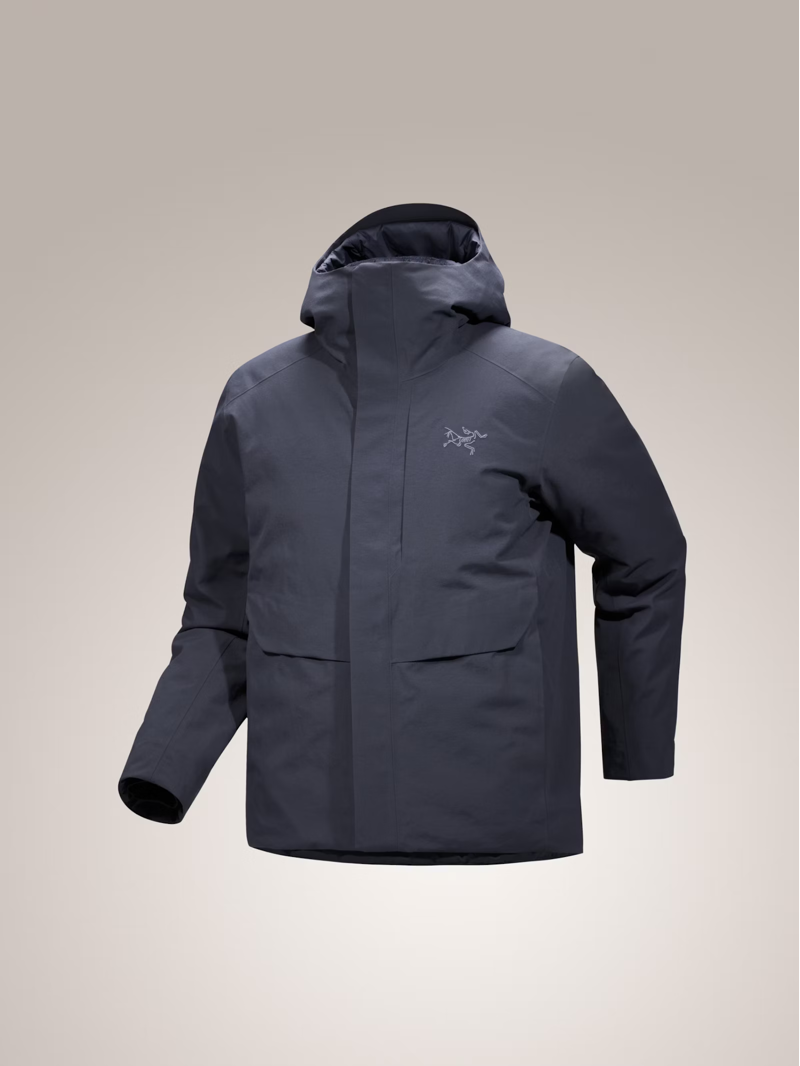 Arcteryx Therme Down Jacket in Black Sapphire