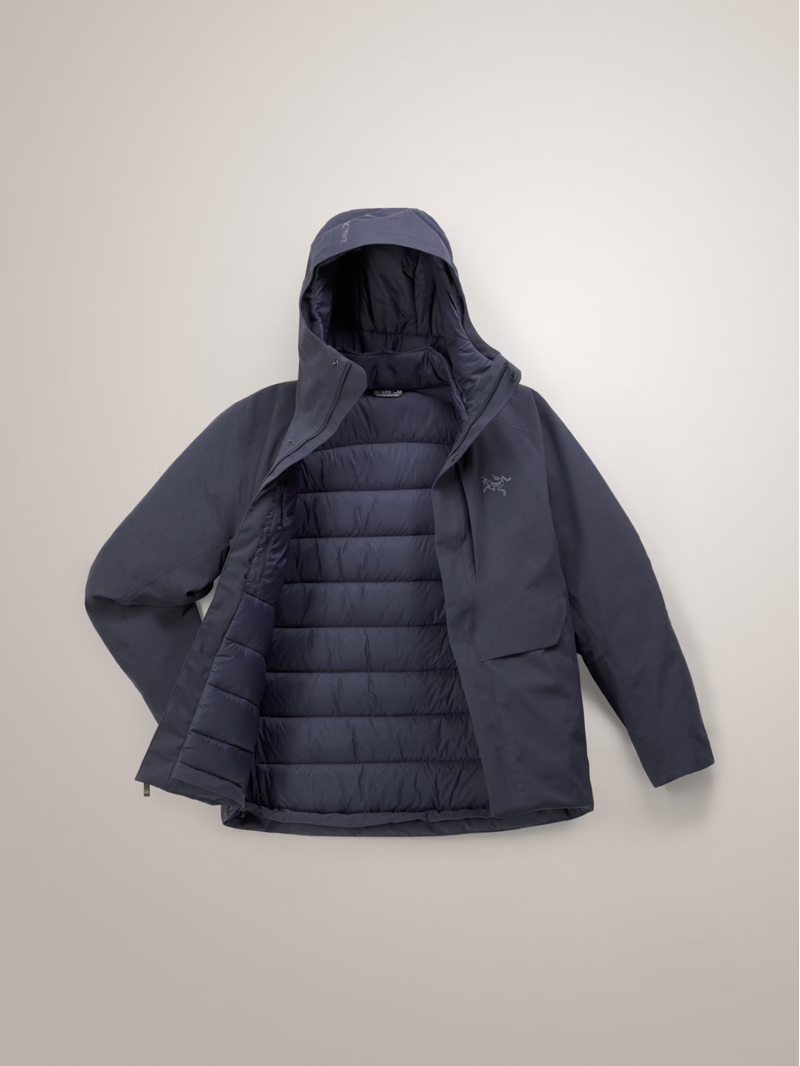 Arcteryx Therme Down Jacket in Black Sapphire-1