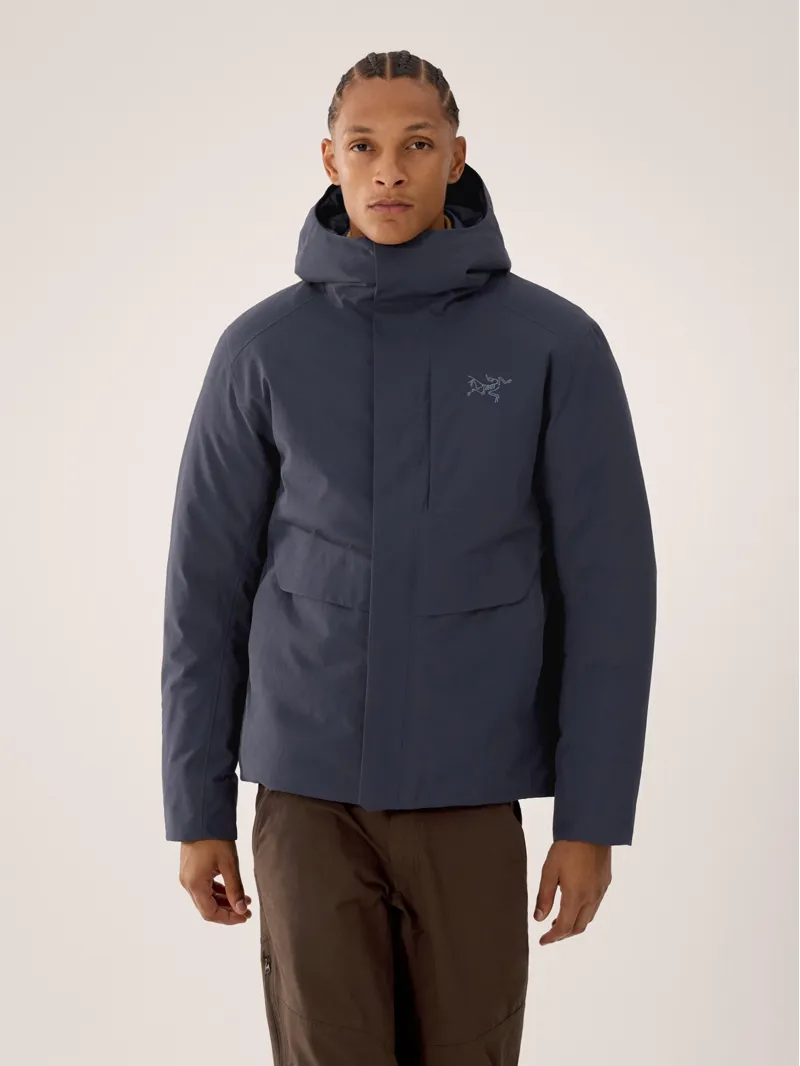Arcteryx Therme Down Jacket in Black Sapphire-2