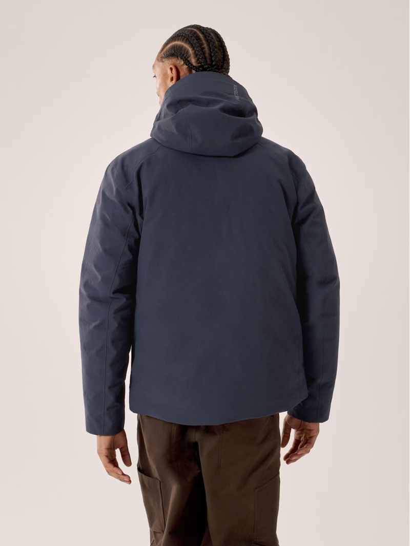 Arcteryx Therme Down Jacket in Black Sapphire-3
