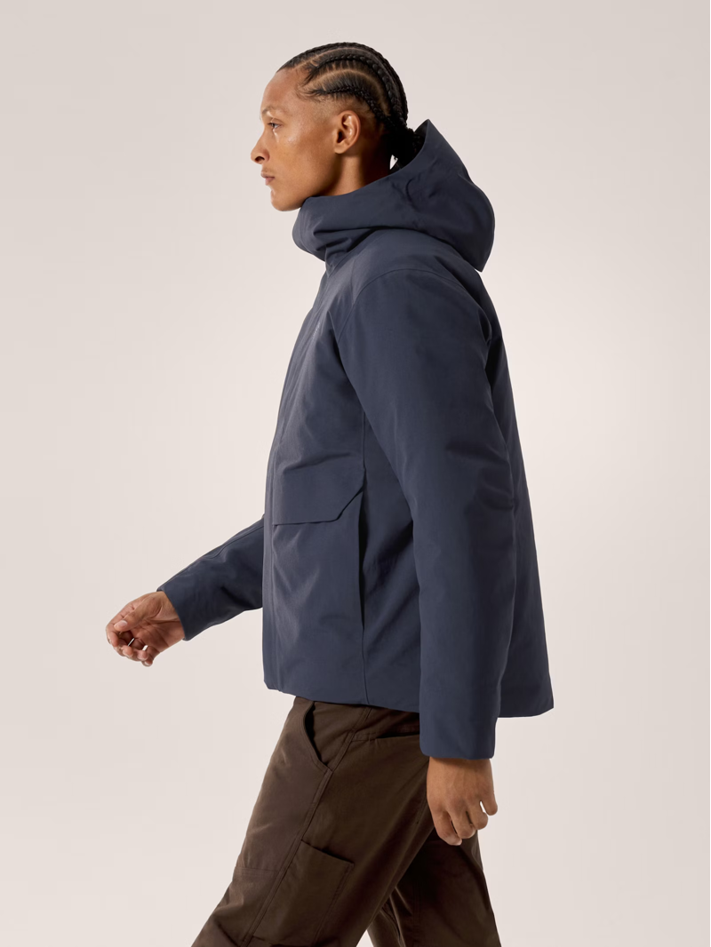 Arcteryx Therme Down Jacket in Black Sapphire-4