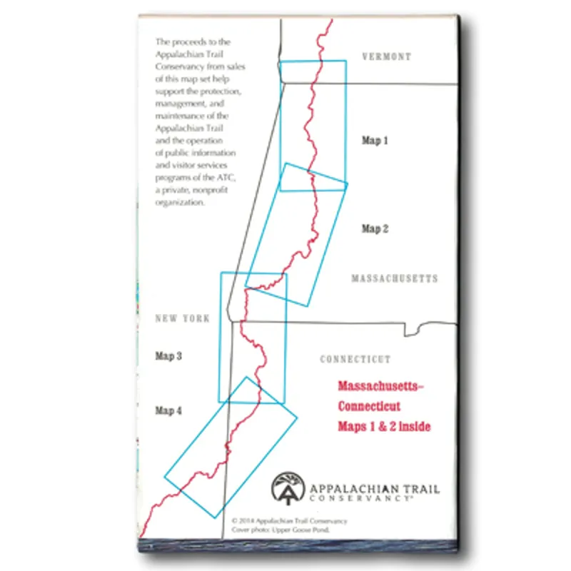 ATC AT Set 03 Massachusetts/Connecticut Guide Book and Maps-1
