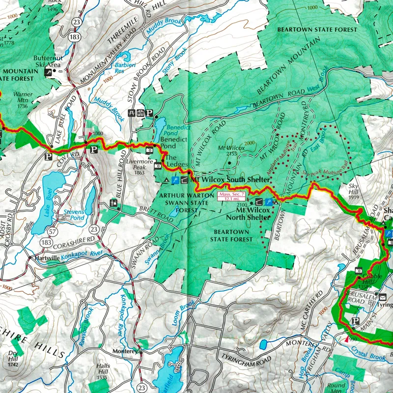 ATC AT Set 03 Massachusetts/Connecticut Guide Book and Maps-4
