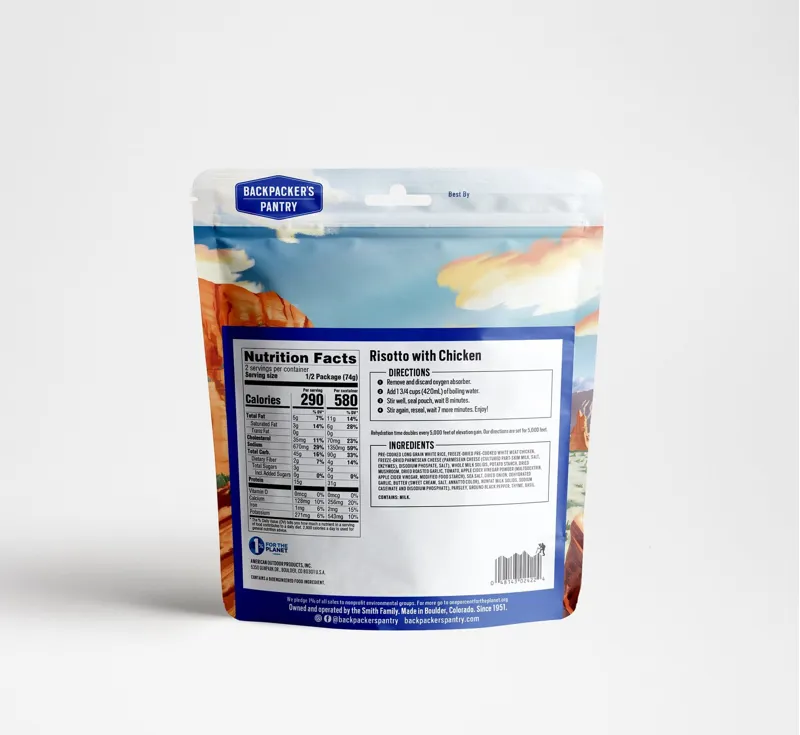 Backpackers Pantry Risotto with Chicken 2 Person-1