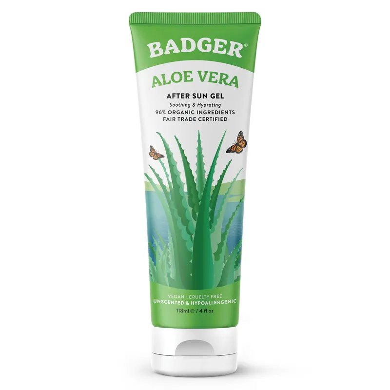 Badger Aloe Vera Gel 4 oz Tube