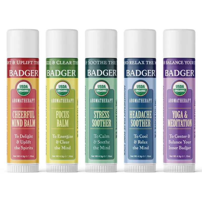 Badger Aromatherapy Travel Kit 5 Pack-1