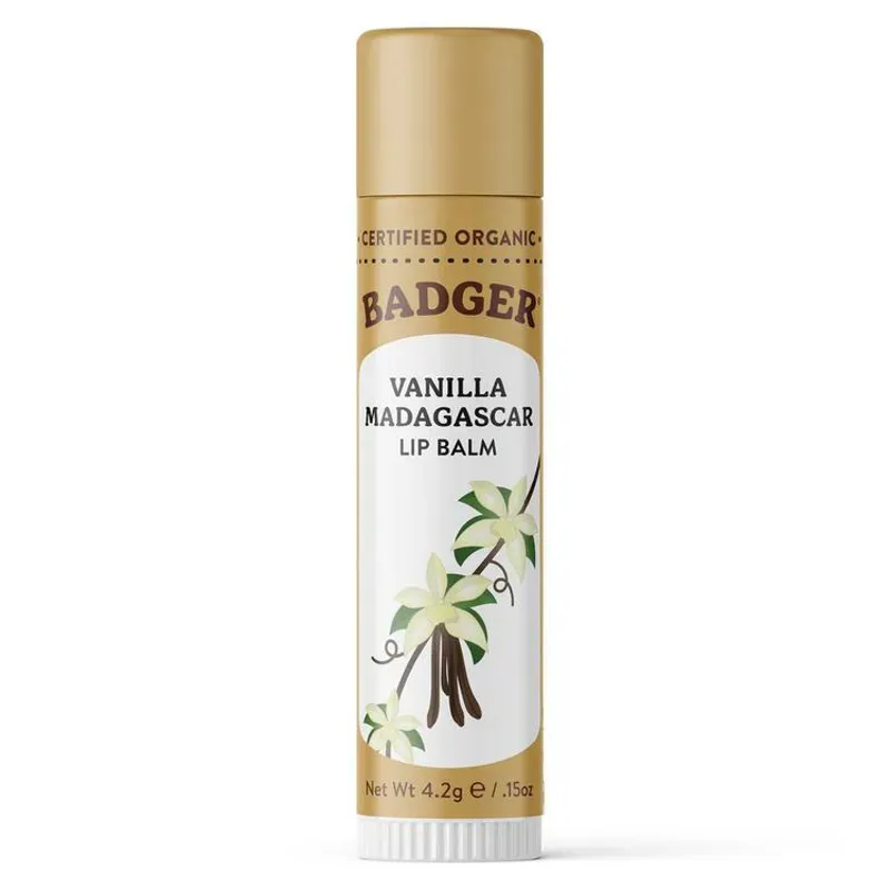 Badger Classic Lip Balm Stick Vanilla