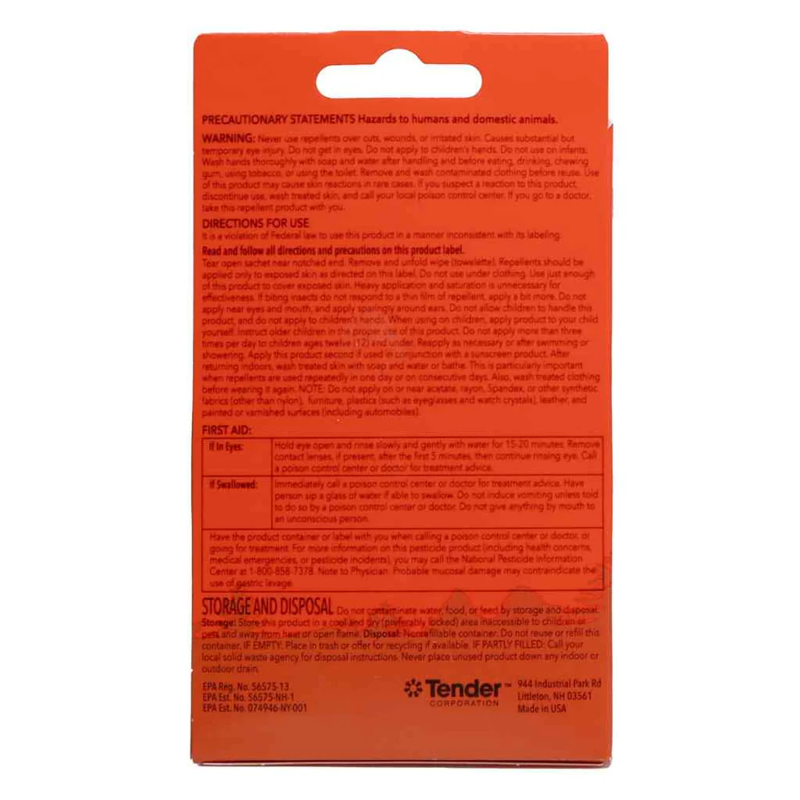 Ben's 30 Tick and Insect Repellent Wipes-1