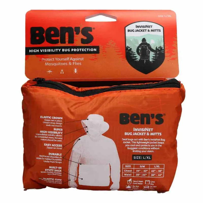 Bens Invisinet Bug Jacket SM/MD in Silver-1