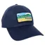 Arcadian Shop The Berkshires Patch Solid Hat in Navy