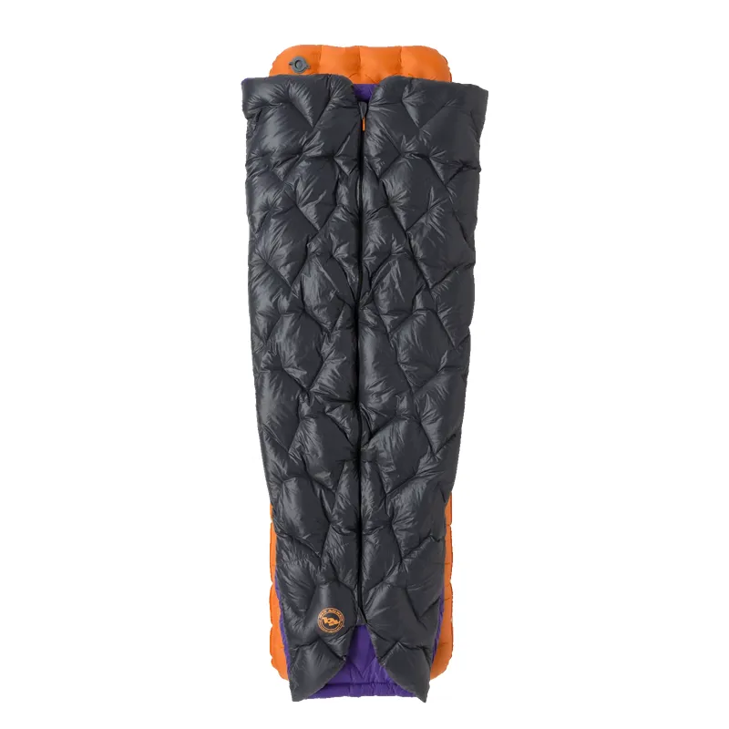 Big Agnes Fly Creek UL Quilt Sleeping Bag Long in Asphalt/Royal Purple-1