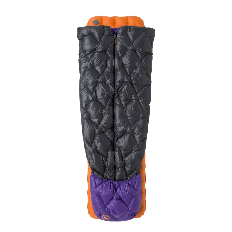 Big Agnes Fly Creek UL Quilt Sleeping Bag Long in Asphalt/Royal Purple-2