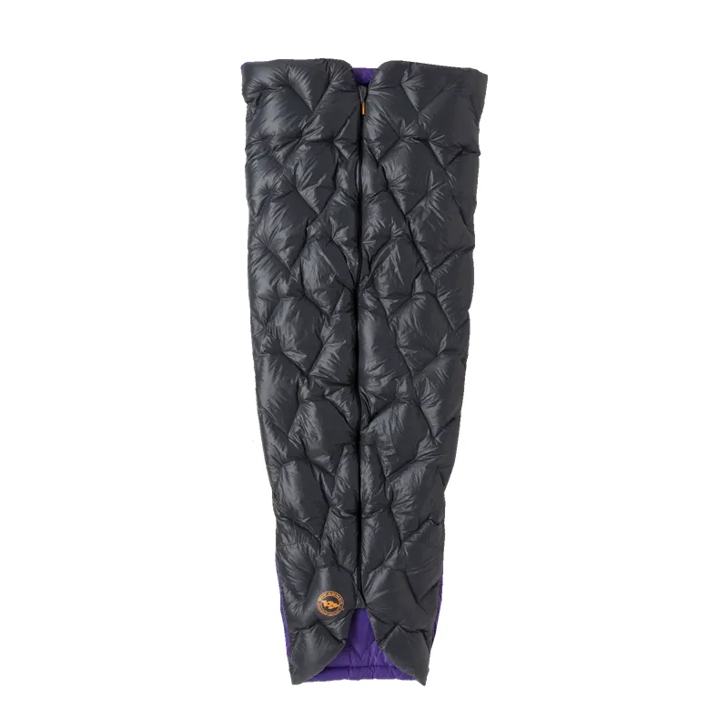 Big Agnes Fly Creek UL Quilt Sleeping Bag Long in Asphalt/Royal Purple-3