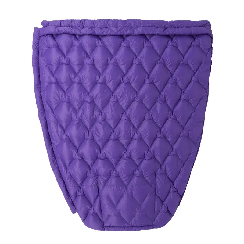 Big Agnes Fly Creek UL Quilt Sleeping Bag Long in Asphalt/Royal Purple-5