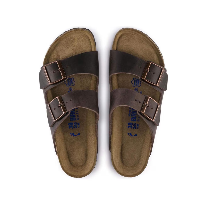 Birkenstock Arizona Soft Footbed Oiled Leather in Habana-1