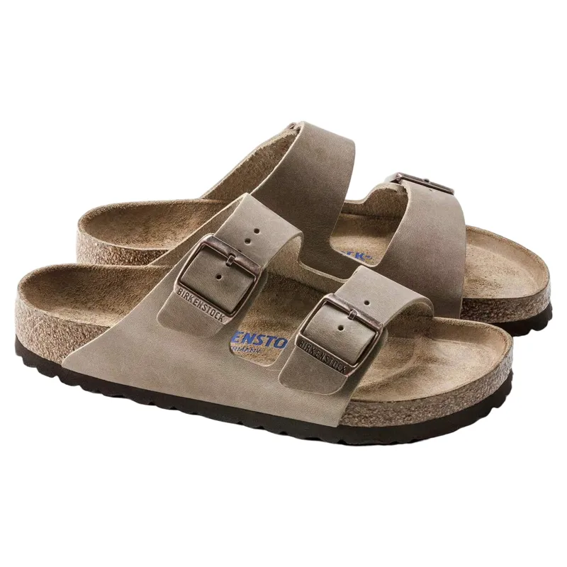 Birkenstock Arizona Soft Footbed Oiled Leather in Tabacco Brown-3