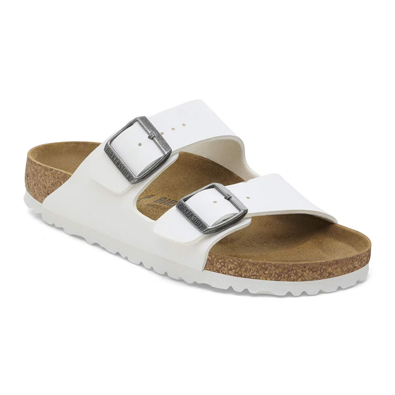 Birkenstock Women's Arizona Birko-Flor Sandal in White