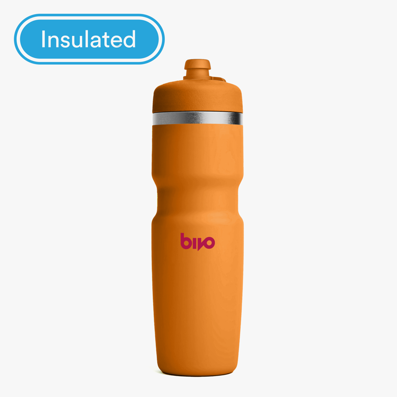 Bivo Trio 21 oz Insulated Water Bottle in Apricot